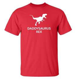 Daddysaurus Rex Adult T Shirt