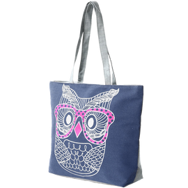 Fashion Prints Large Canvas Beach Tote Bag