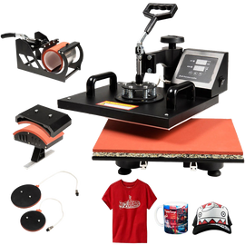 GHP 5 in 1 Heating thermocouple Heat Press Machine Digital Transfer Sublimation