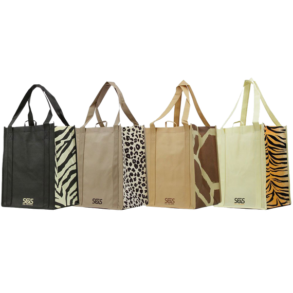 Graphic Pattern Prints Reinforced Bags