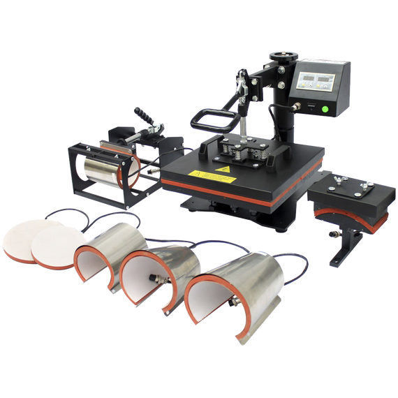 HomCom 12 x 12 8 in 1 Digital Heat Transfer Press Machine